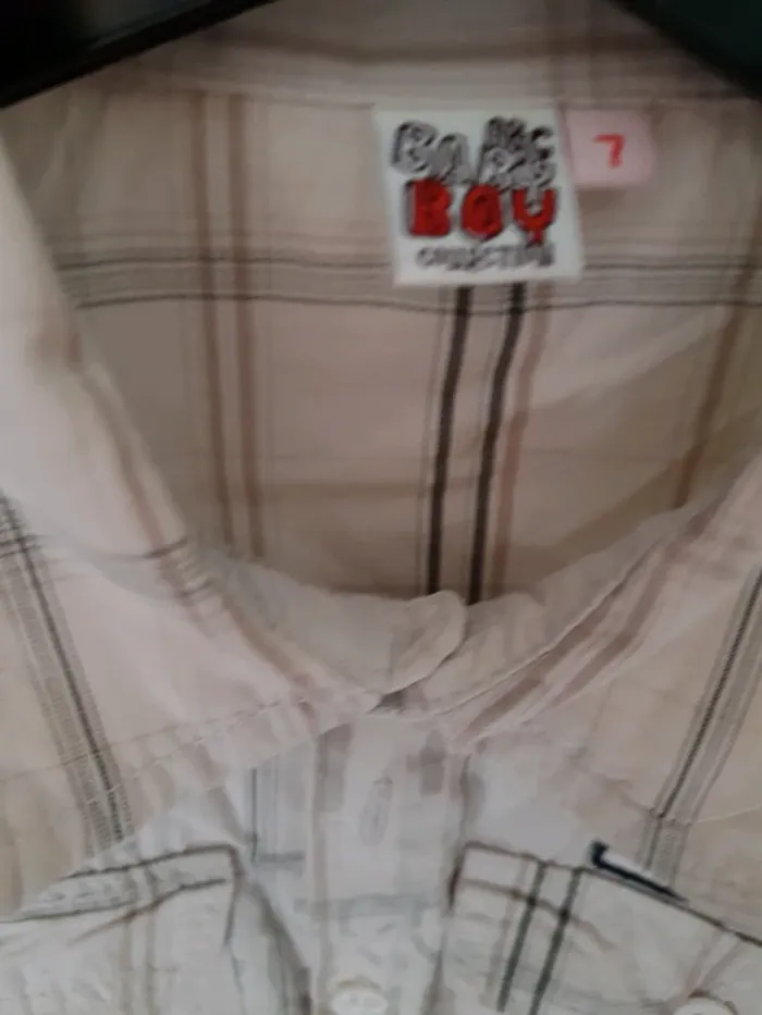 Chemise manches courtes 7 ans - photo numéro 3