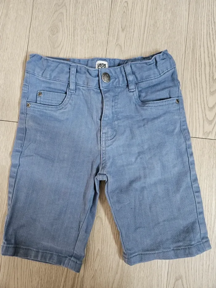 Lot de 2 shorts en jean taille réglable - photo numéro 5