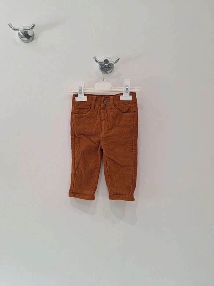 Pantalon bébé garçon velours 6 mois