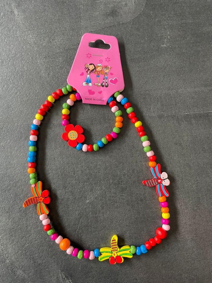 Lot collier et bracelet