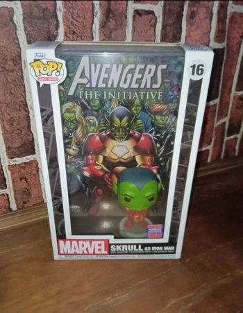 Funko pop Marvel Cover Art Skrull en Iron Man