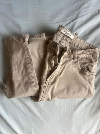 Pantalon slim kaki Shiny Design