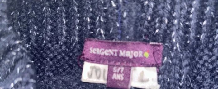 Bonnet fille , sergent Major, taille 5-7 ans - photo numéro 2