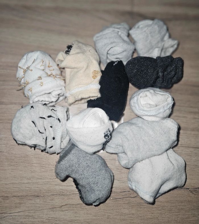 🧦 Lot 13 paires chaussettes & socquettes bébé fille - Pointure 19-22 - Kiabi