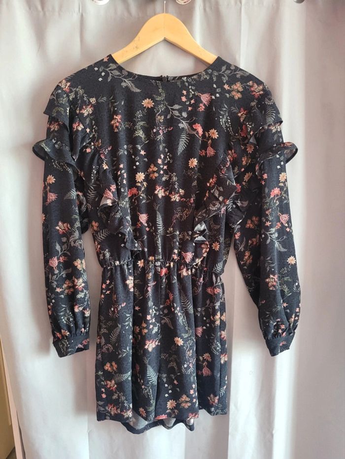Combishort à fleurs taille S
