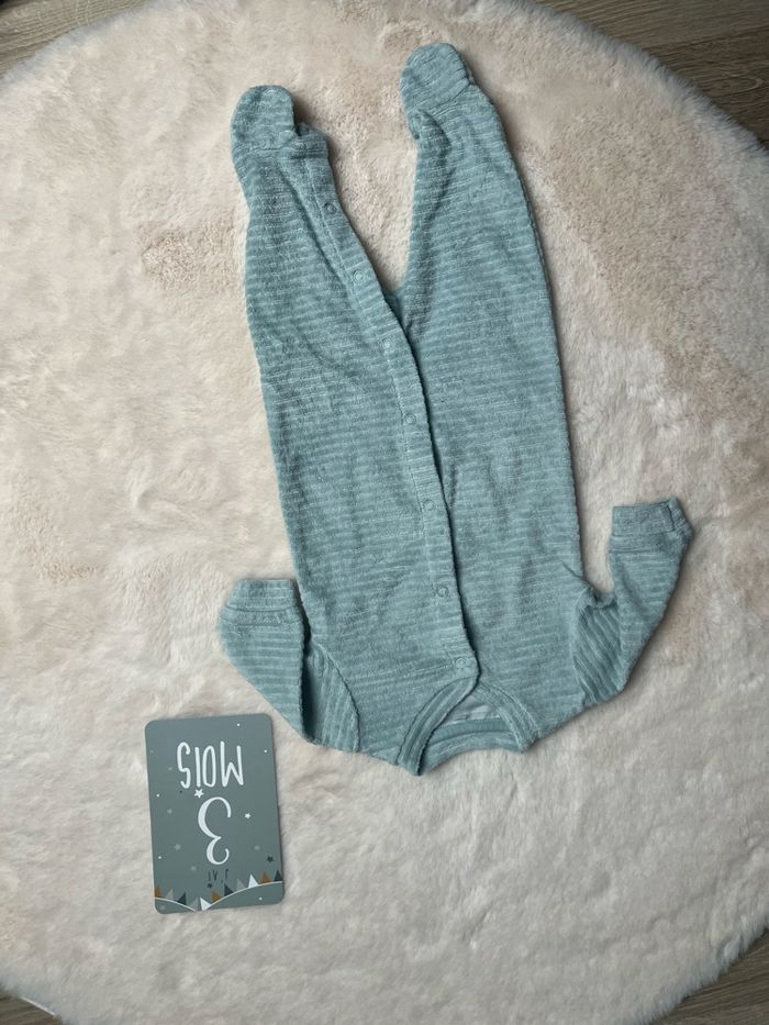 Lot de 3 pyjamas épais 3 mois - photo numéro 3