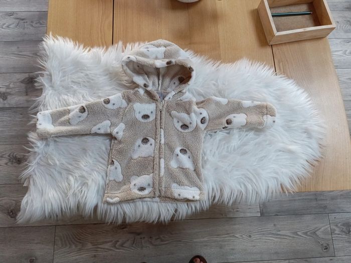 Veste polaire nounours unisexe