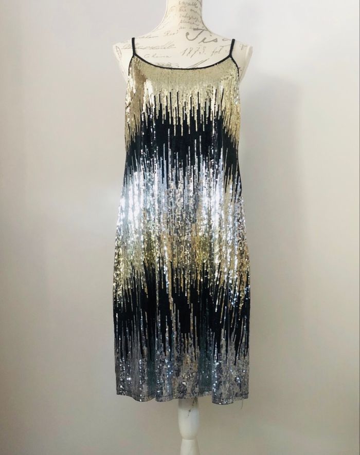 Robe de soirée pailletée