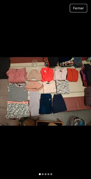 Lots vêtements fille 2 ans