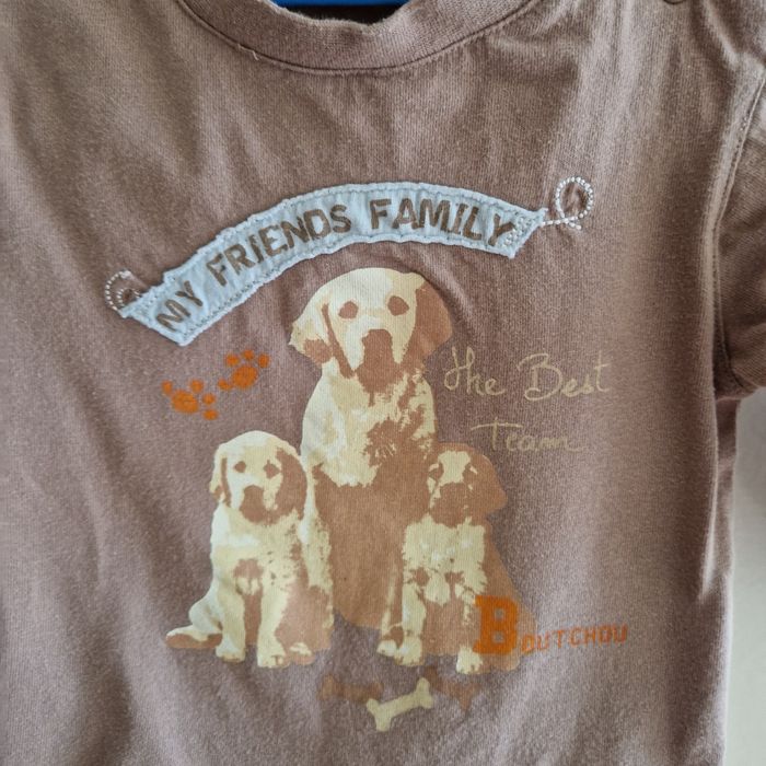 Tee shirt manches longue chien 6 mois - photo numéro 2