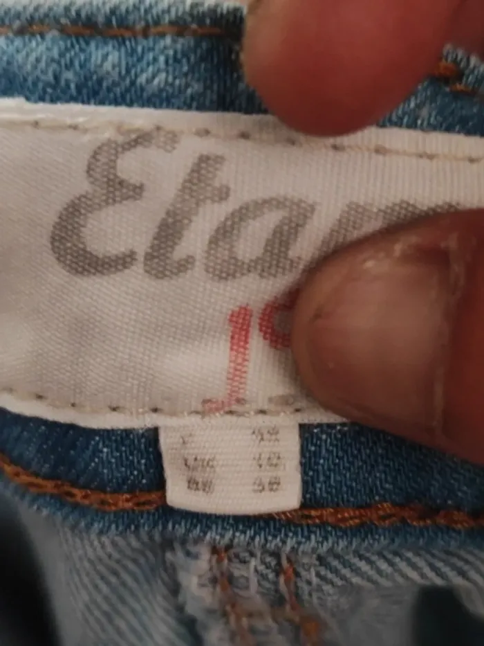 Jeans droit Etam bleu clair Taille 38. L'essentiel du dressing à prix mini ! - photo numéro 5