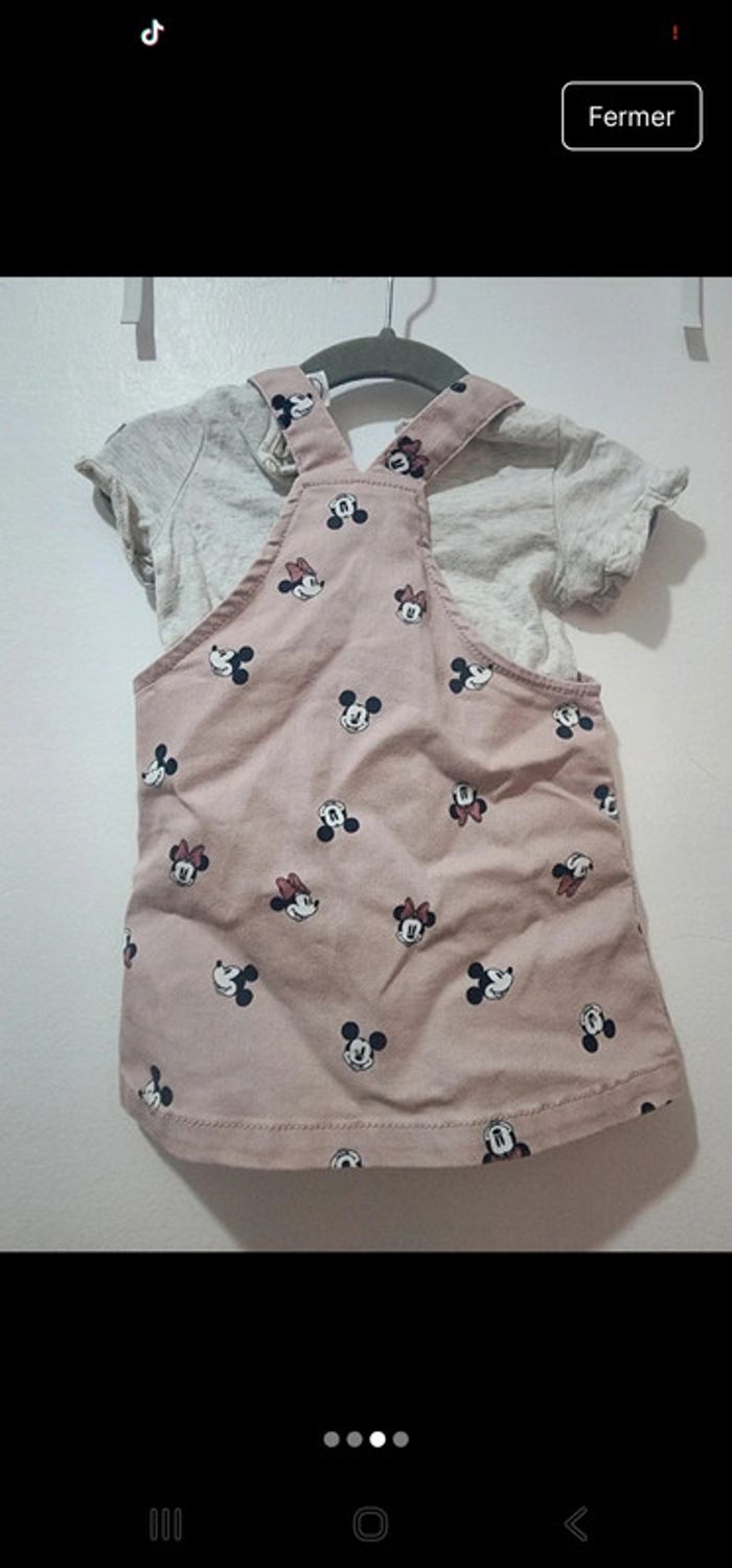 Robe effet jeans minnie - photo numéro 3
