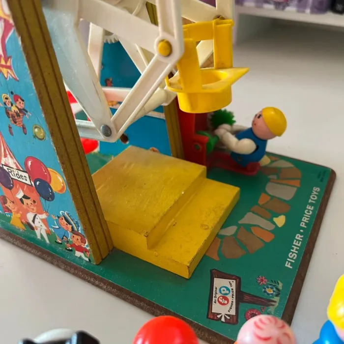 Grande roue fisher price 969 vintage music box ferris wheel 1966 - photo numéro 10