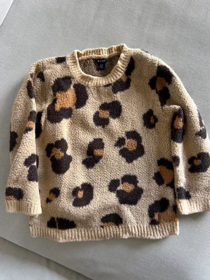 Pull doudou léopard