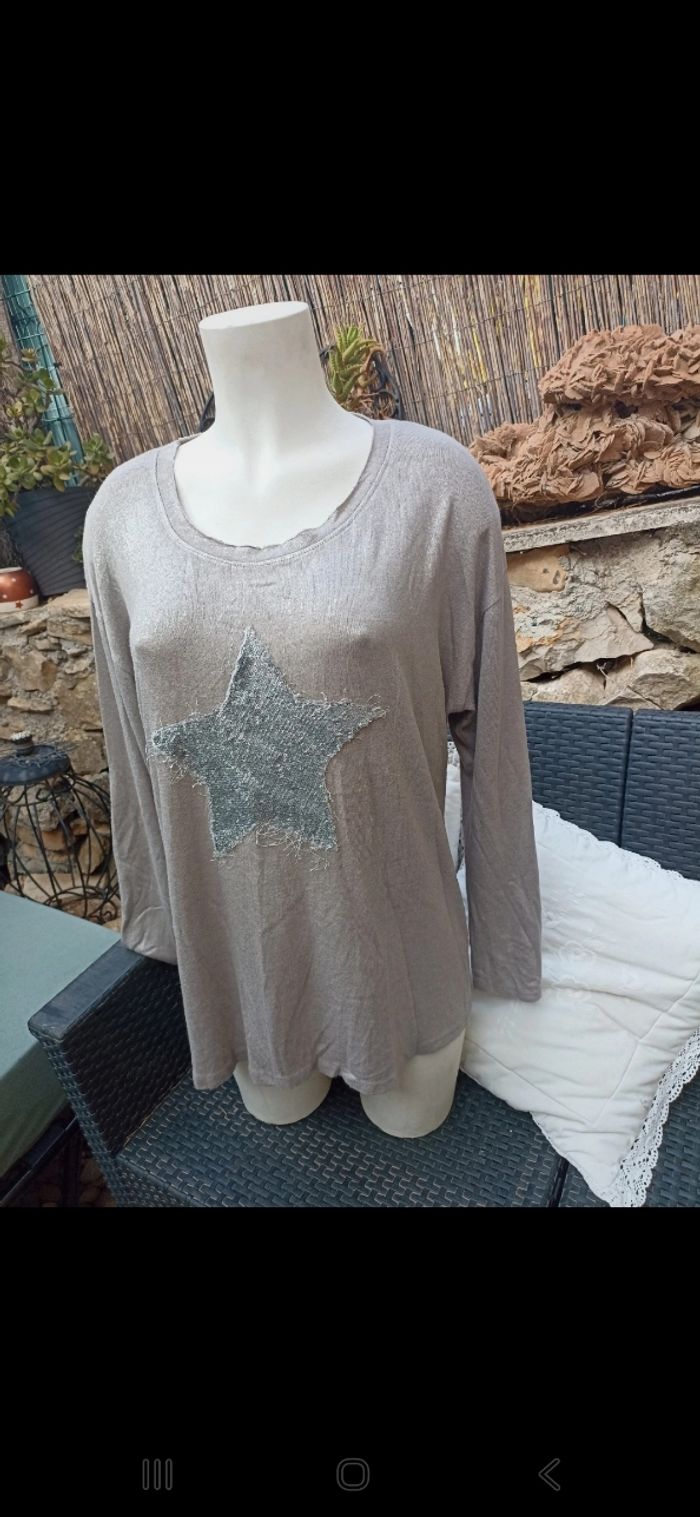 Beau pull fin et léger demi saison taille 42 - photo numéro 9