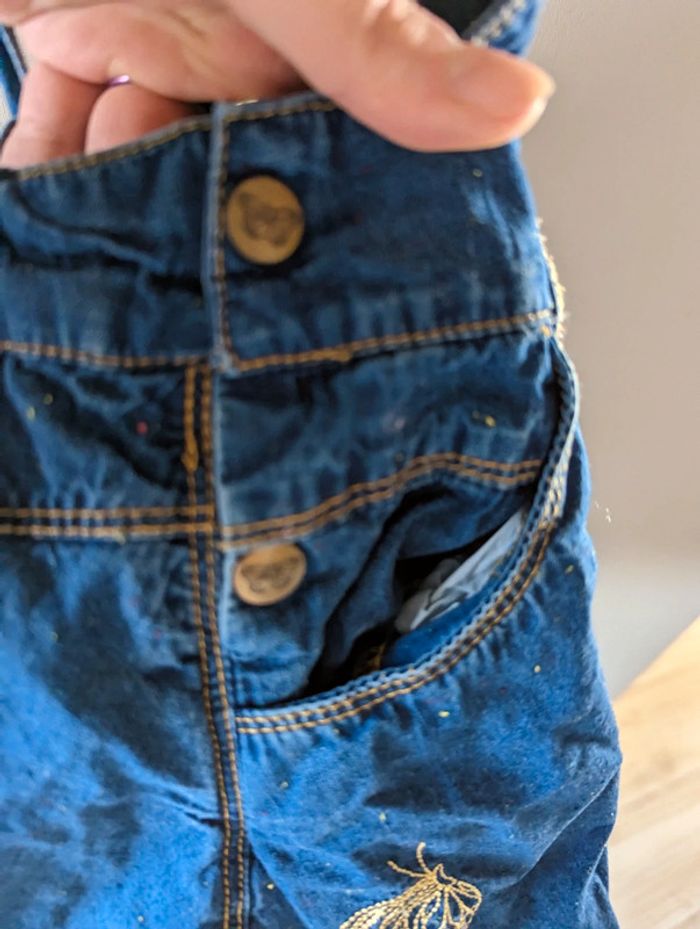 Robe en jean mouchetée - photo numéro 5