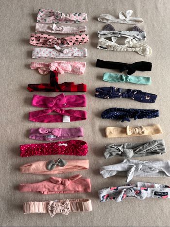 Lot bandeaux bébé fille