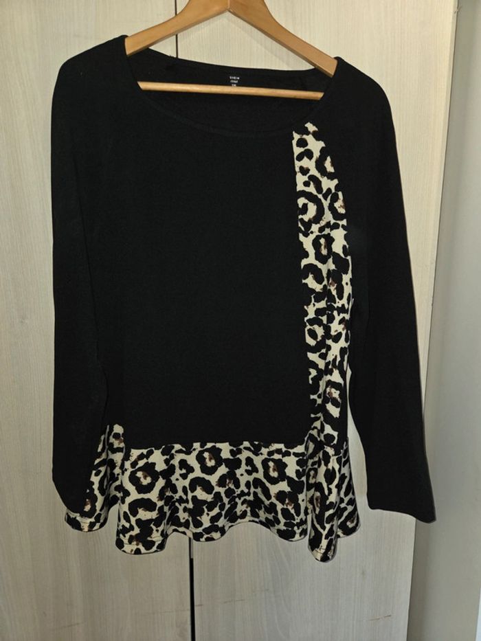 Pull finition léopard 1xl