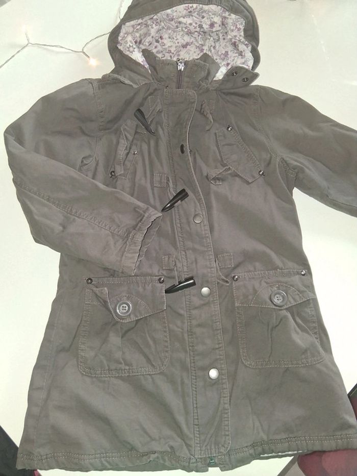 Blouson gris avec capuche NKY - photo numéro 4