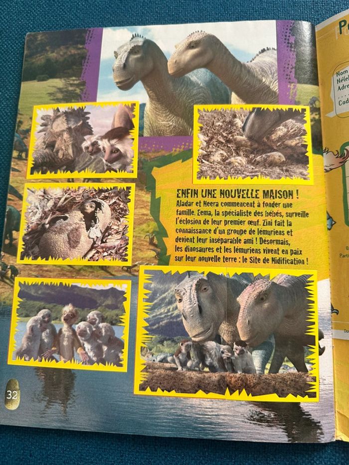 Album Panini complet Disney Dinosaures + poster autocollants stickers vintage collection - photo numéro 12