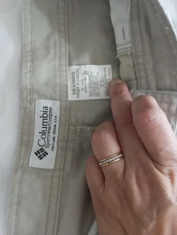 Pantalon jeans homme Columbia taille 38 jambes larges style cargo randonnée - photo numéro 6