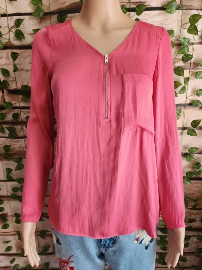 🌸Blouse fluide Rose Bershka Taille 36🌸