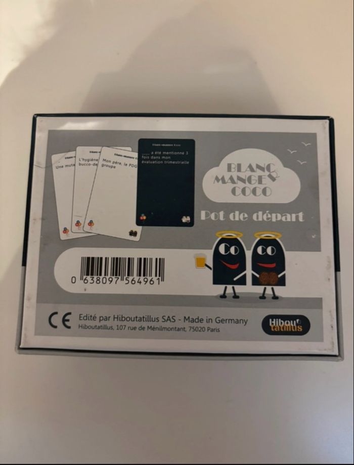 Jeu Blanc manger coco « Pot de départ » - photo numéro 2