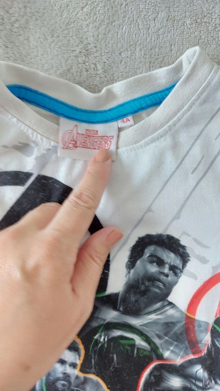 Tee shirt avengers 4 ans - photo numéro 2