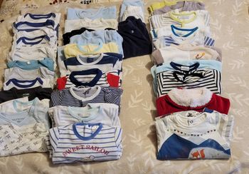 Lot pyjamas et bodies garcon 3mois