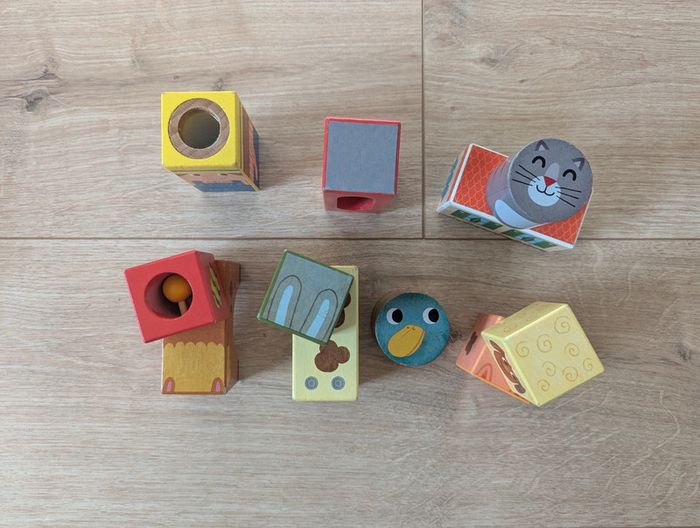 Cubes sensoriels Vilac ferme - photo numéro 3