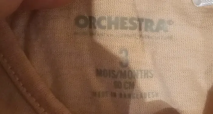 T-shirt bébé plein d'espoir orchestra 3 mois - photo numéro 2