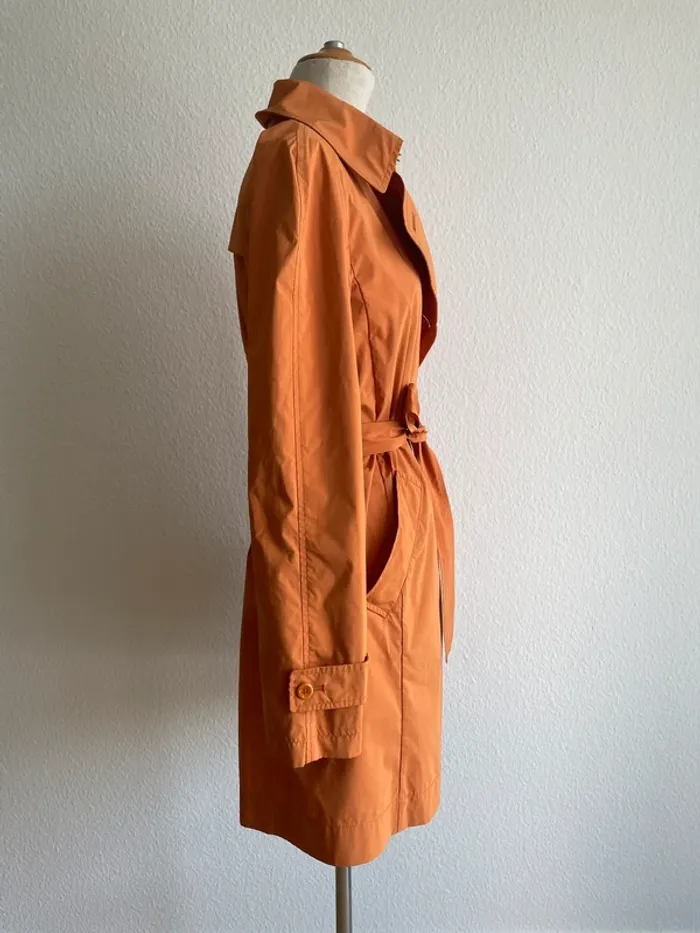 Trench orange ceinturé Max Mara Studio - photo numéro 3