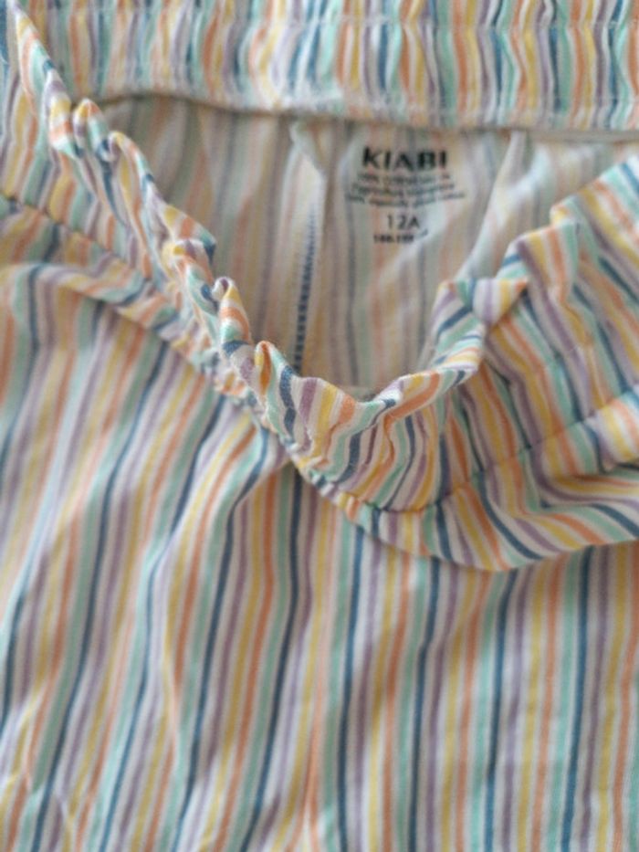Short à rayures coton 12 ans - photo numéro 2