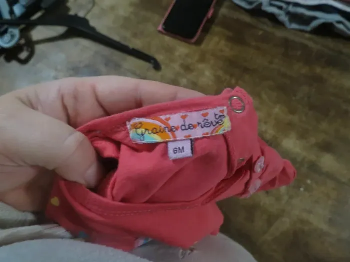 Combinaison-short 6 mois fille - photo numéro 3