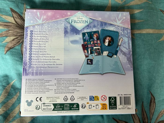 Kit / set journal et créatif reine des neiges neuf - photo numéro 2