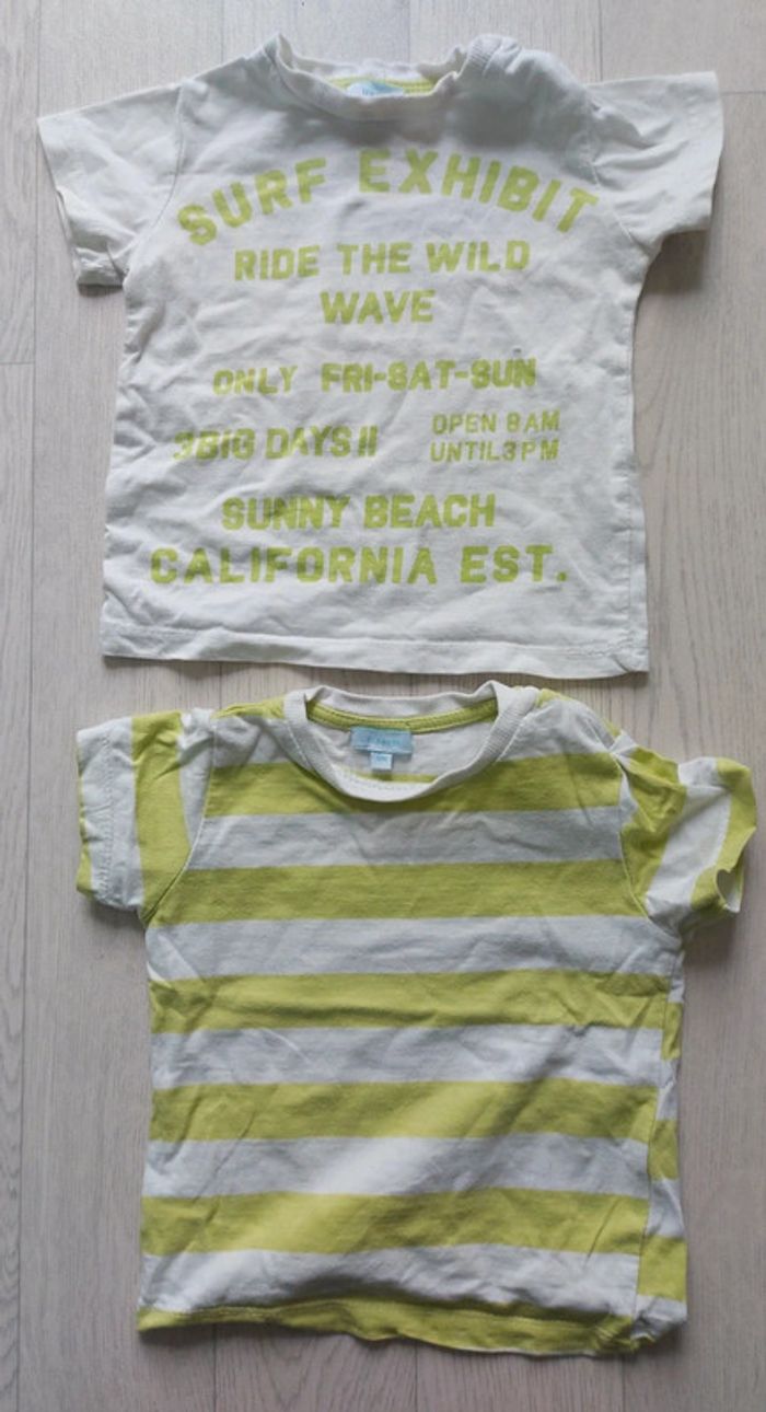 Lot 4 t-shirts MC 18m - photo numéro 2