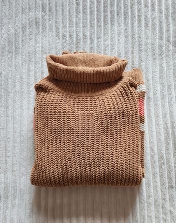 Pull col roulé Natura – Taille L – Maille épaisse – Très bon état