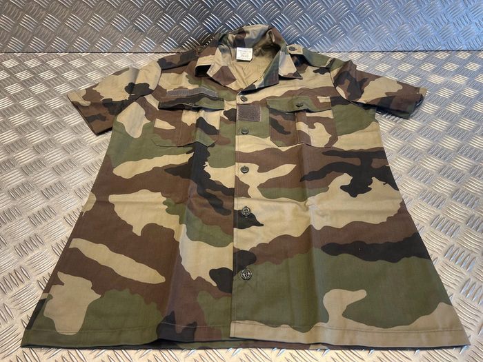 chemise chemisette militaire francaise neuf fesca gp garments transconfection toutes taille dispo