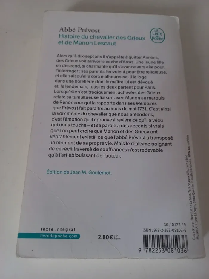 Histoire du chevalier des Grieux et de Manon Lescaut - photo numéro 2