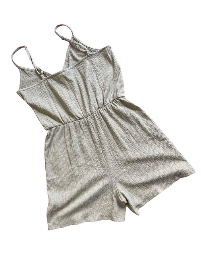 Combi short beige fines bretelles H&M taille S très bon état - photo numéro 3