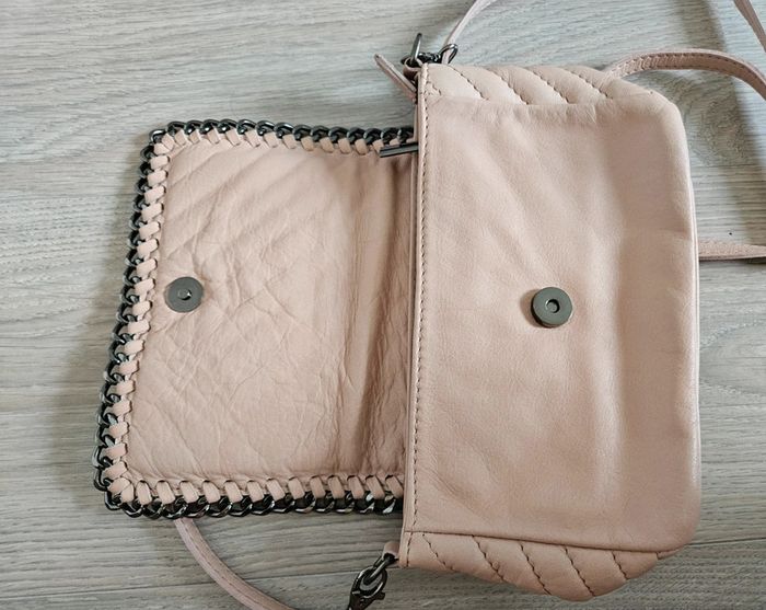 Sac à main cuir rose Vera Pelle - photo numéro 6