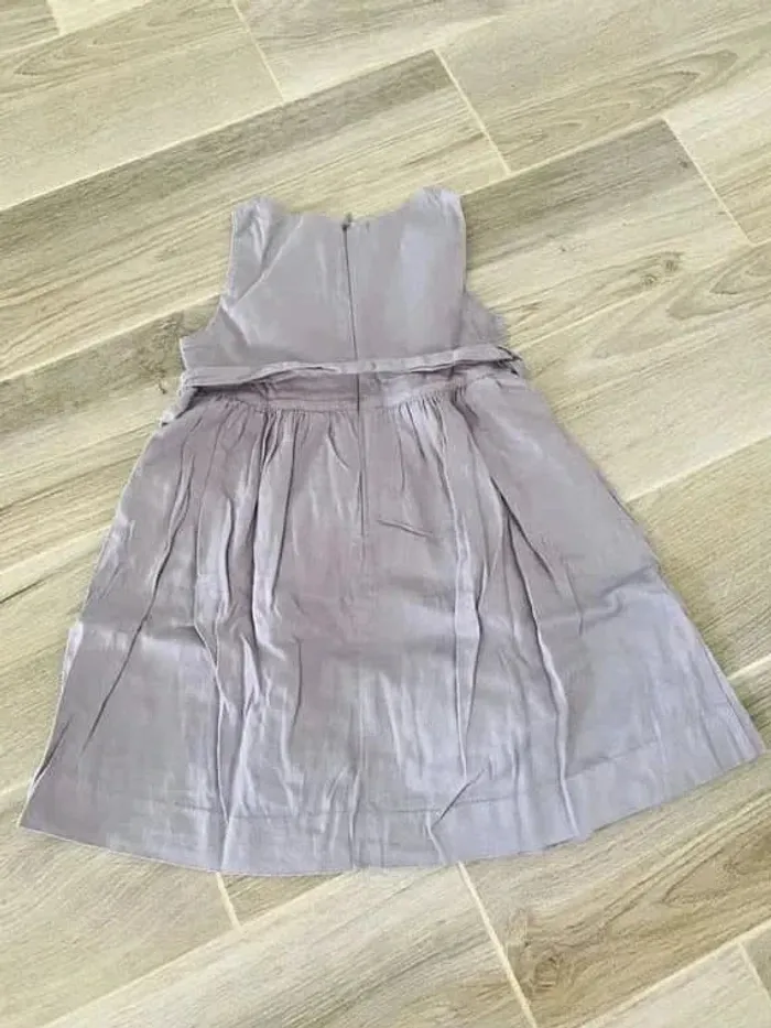 jolie robe verbaudet marron taupe 4 ans 102cm - photo numéro 5