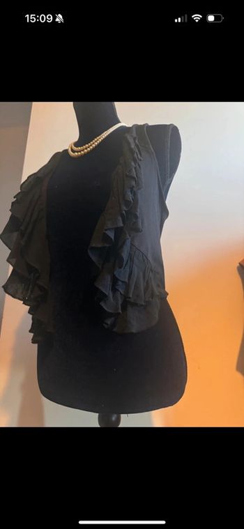 Gilet à froufrous sans manches