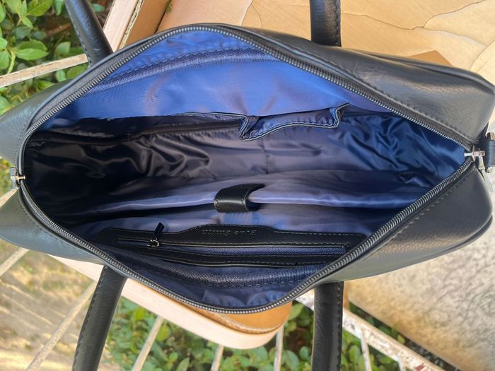 Sac business en pu noir pratique et élégant neuf jamais utilisé - photo numéro 5