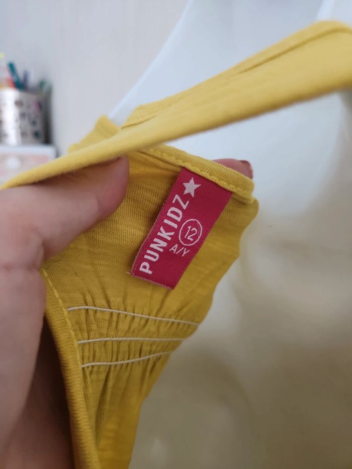 Jolie robe jaune à volants et motif Ananas Punkidz 12 ans - photo numéro 9