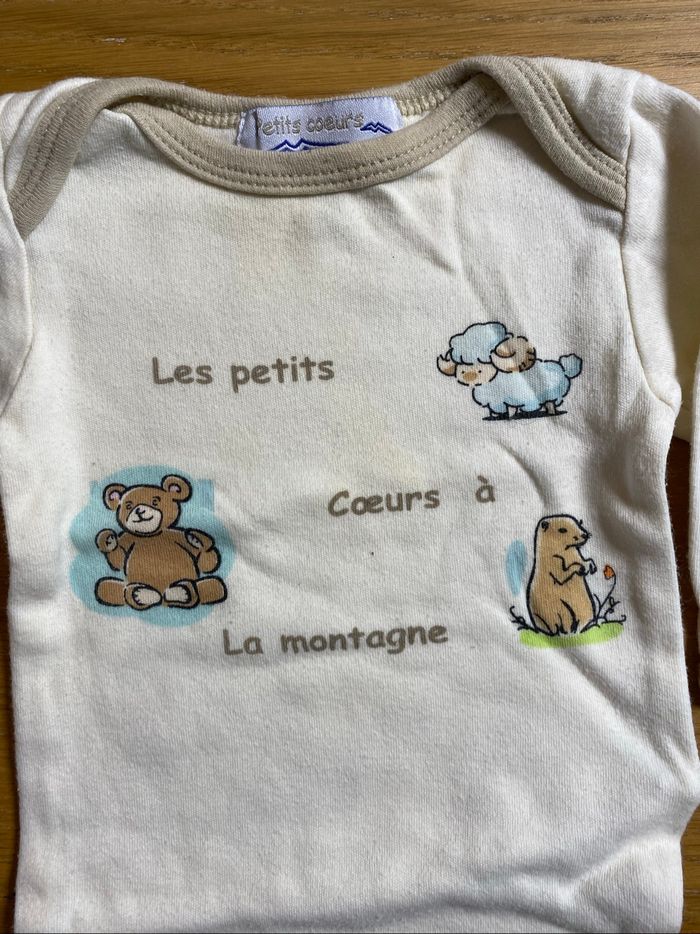 Petit Coeur à la Montagne Body crème Taille 3 mois - photo numéro 3