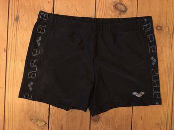 Caleçon maillot de bain homme noir et gris Arena