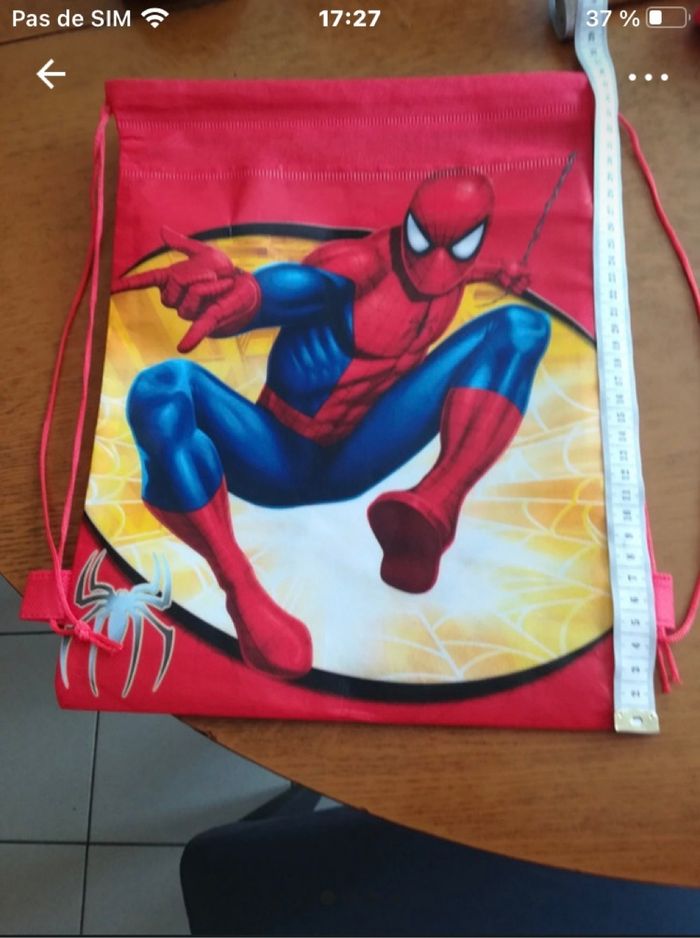 Sac à cordons Spiderman