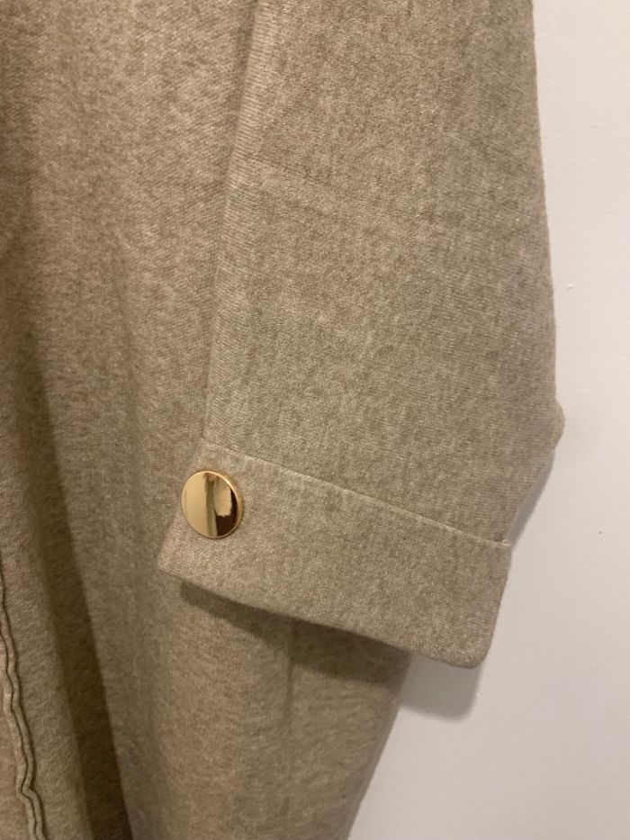 Cardigan oversize taupe - photo numéro 6