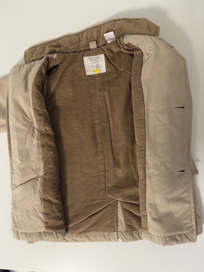 Zara Baby – Manteau Beige – 3/4 ans (104 cm) – Doublé chaud - photo numéro 4